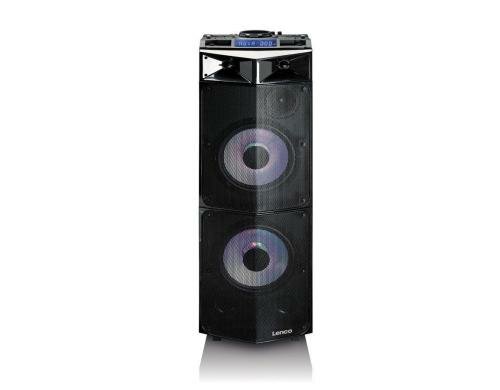 Lenco PMX-300 Verstärker mit Mixer Bluetooth, 250W, Lichteffekte