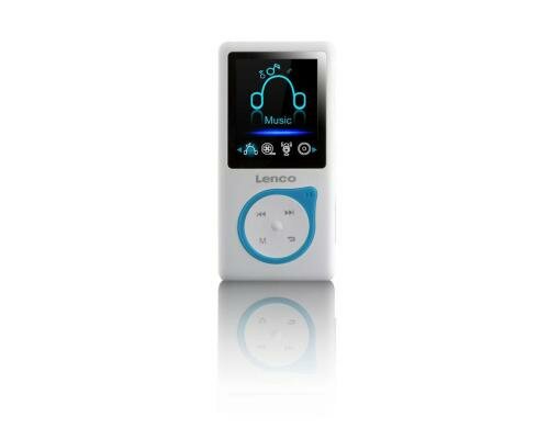 Lenco Xemio-668, MP4 Player, 8GB, blau 1.8 TFT Display, bis zu 32GB, blau