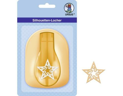 URSUS Silhouettenstanzer Stern Grösse 3.5-4.5cm