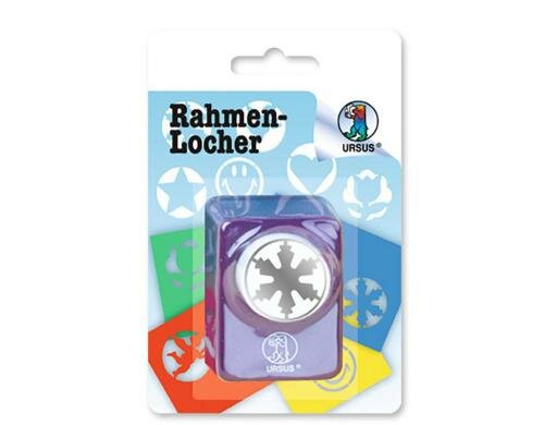 URSUS Rahmenlocher Schneeflocke Für 160-220g Papier