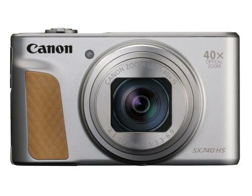 Canon PowerShot SX740HS silber, 20.3 MP 40x opt. Zoom (24-960mm), 3 LCD-TFT 922k