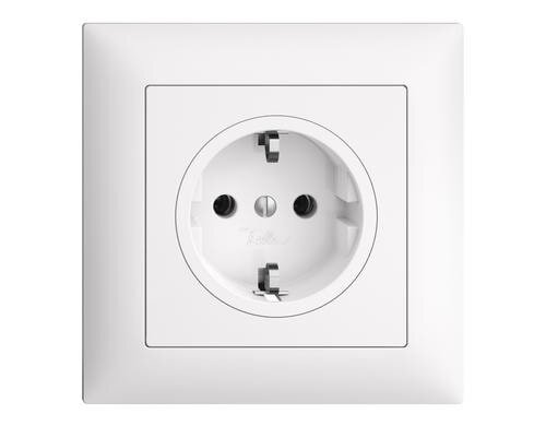 Feller EDIZIOdue Steckdose 1xSchuko, UP, ws 16A, 88x88mm