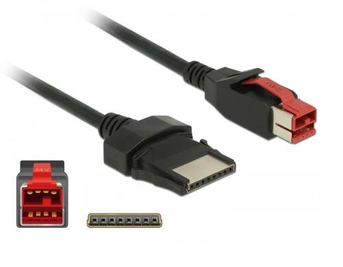 Delock 85479 PoweredUSB Kabel Stecker 24 V 8 Pin Stecker 3 m