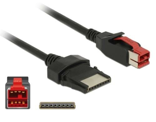 Delock 85480  PoweredUSB Kabel Stecker 24 V 8 Pin Stecker 4 m