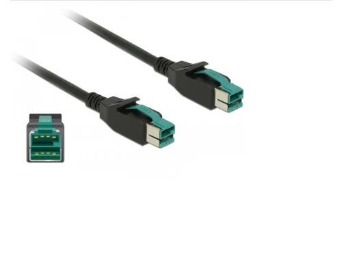 Delock 85495 PoweredUSB Kabel Stecker 12 V poweredUSB Stecker 12 V 4 m