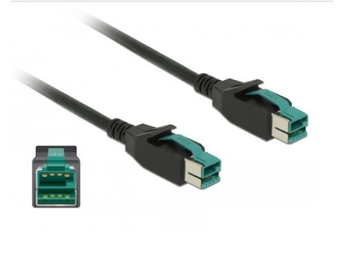 Delock 85496 PoweredUSB Kabel Stecker 12 V PoweredUSB Stecker 12 V 5 m