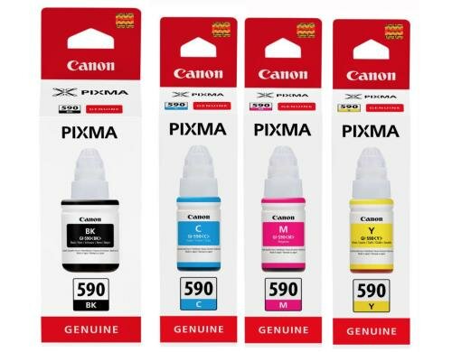 Tinte Canon GI-590 Rainbowkit BK, C, M, Y