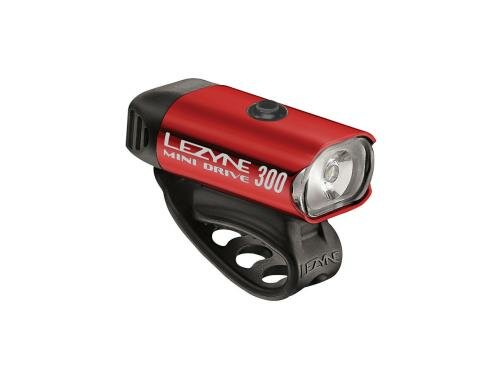 LEZYNE Mini Drive 300 Red/Hi Gloss 300Lm, 8 Mode, USB