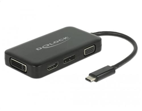 Delock 63929 Adapter USB-C Stecker VGA / HDMI / DVI / DisplayPort