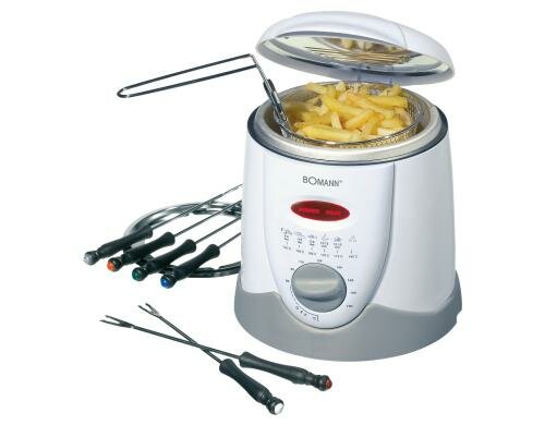 Bomann Friteuse FFR 1290 CB 840 Watt, Fondue