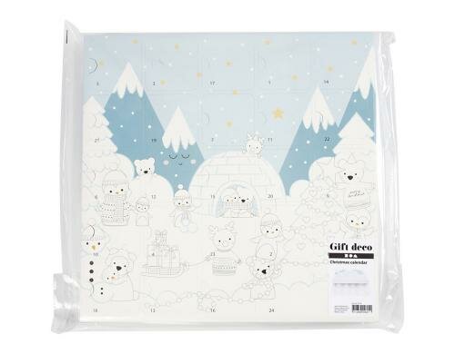 Creativ Company Adventskalender Polar Lochgrösse: 6.8 x 6.8 + 6.8 x 14.2 cm