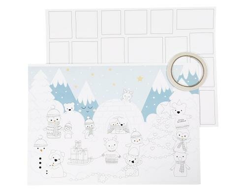 Creativ Company Adventskalender Polar Mit Türchen zum Selber Gestalten