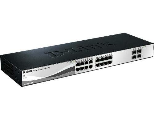 D-Link DGS-1210-20: 20 Port Smart Switch 20xGigabit, Layer2, 4xSFP shared