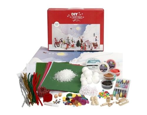 Creativ Company Bastelset Landschaft Grosse Familien-Box