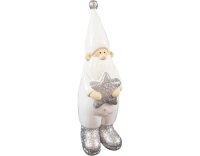 Hoff Interieur Weihnachtsmann Sparkle 29cm 8x7x29cm, Keramik