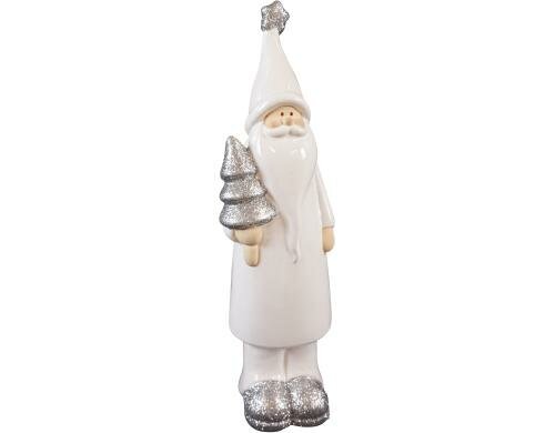 Hoff Interieur Weihnachtsmann Sparkle 34cm 6,5x6x34cm, Keramik