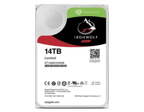 Seagate IRONWOLF 14TB 3.5 7200rpm, 256MB Cache, 24x7, SATA 6GB/s