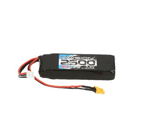 nVision LiPo-Akku 7.4V 2500mAh