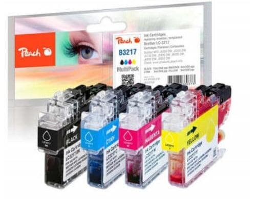 Peach Tinte Brother LC-3217VALP 1x15, 3x9ml,  bk,c,m,y