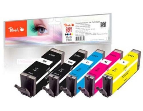 Peach Tinte Canon PGI-550, CLI551 MultiP 1x13,4x8.5ml, bk, pbk, c,m,y