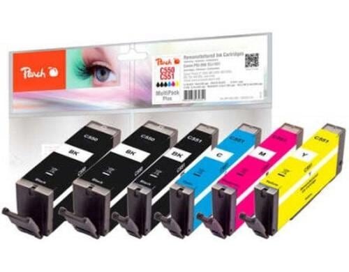 Peach Tinte Canon PGI-550,CLI551MP+ 2x13,4x8.5ml, 2xbk, pbc,c,m,y