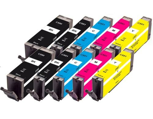 Peach Tinte Canon PGI-550/cli551mp 2x13, 6x8.5ml, 2xeach bk,pbk,c,m,y