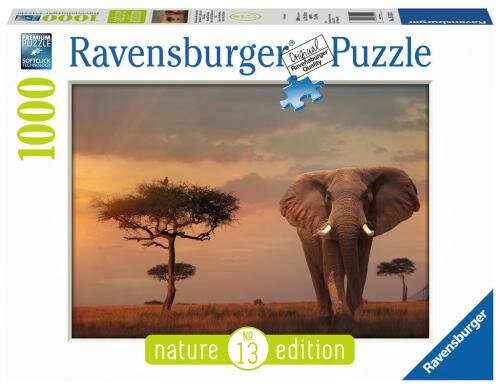 Puzzle Elefant in Masai Mara Park Alter: 14+ Sprache