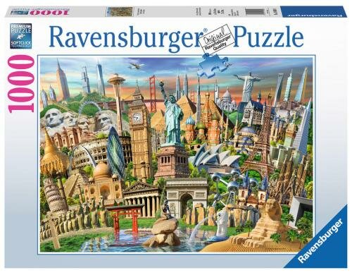 Puzzle Sehenswürdigkeiten Weltweit Alter: 12+ Sprache