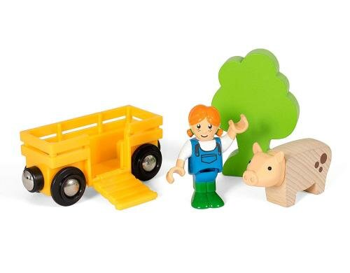 Brio Spielpäckchen Bäuerin mit Schwein Alter:  Sprache