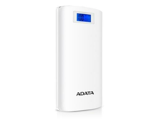 Adata PowerPack P20000D weiss 20000mAh, 2x USB-Ausgang 2.1A