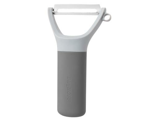 BergHOFF Sparschäler Leo Line grau Edelstahl, Länge: 13cm