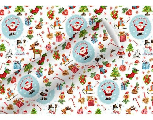 B+C Geschenkpapier Merry Season 2m x 70 cm, 80 g/m2