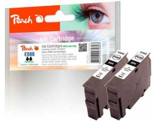Peach Tinte Epson T0801 TwinPack black 2x black, 2x330S.