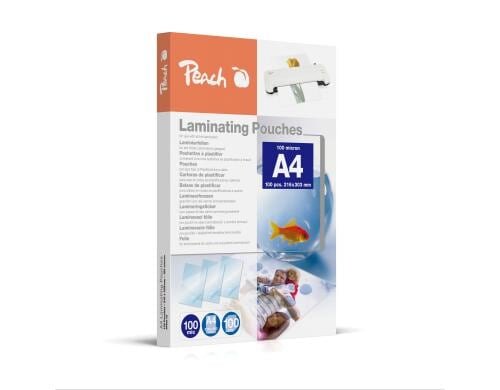 Peach Laminierfolie A4 100mic, 100 Stk.