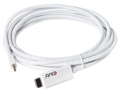 Club 3D, mDP 1.2 auf akt. HDMI 2.0 Kabel 3.0 Meter