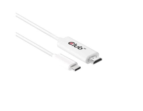 Club 3D, USB-C auf HDMI 2.0 UHD Aktiv Kabel, 1.8 Meter