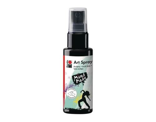 Marabu Acryspray Art 50 ml wasserfest Schwarz