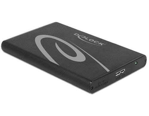 Delock 42537 2.5 Externes Gehäuse SATA HDD für Sata HDD/SSD, Micro USB 3.0