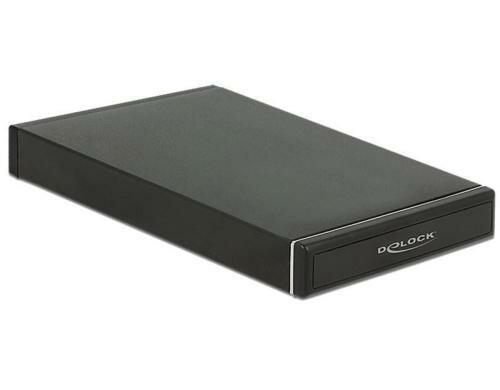 Delock 47226 2.5 Externes Gehäuse SATA HDD für Sata HDD/SSD, Micro USB 3.0