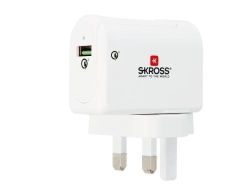 SKROSS UK USB Charger QC3.0