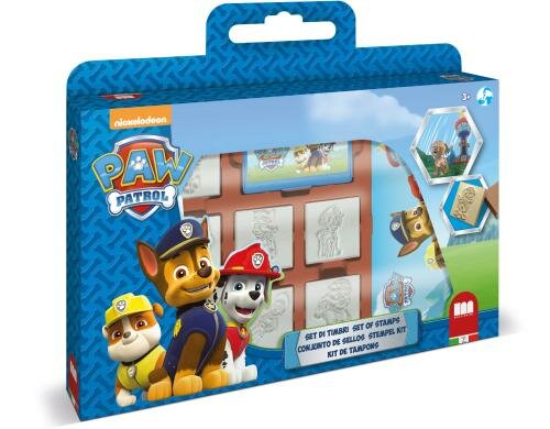 Multiprint Window Box PAW Patrol 7 Stempel+Kissen+3 Filzstifte
