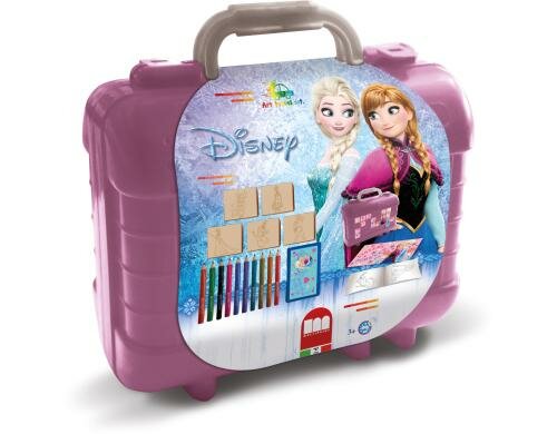 Multiprint Travel Set Frozen 5 Stempel+Kissen+10 Farbstifte+Sticker+Book