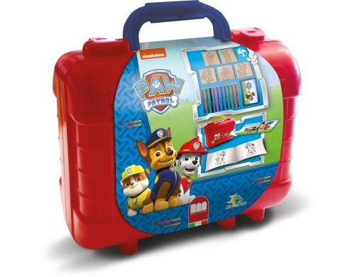 Multiprint Travel Set PAW Patrol 5 Stempel+Kissen+10 Farbstifte+Sticker+Book
