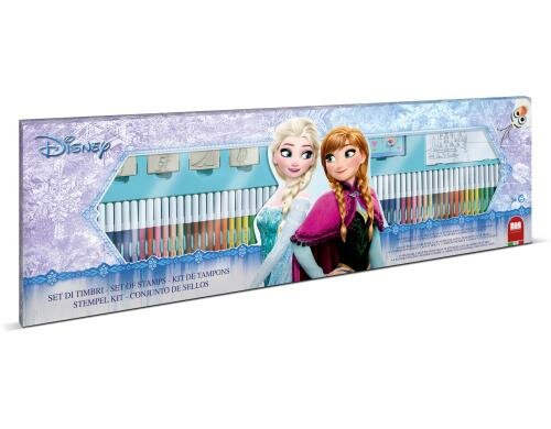 Multiprint Mega Coloring Frozen 4 Stempel+Kissen+60 Filzstifte+Book
