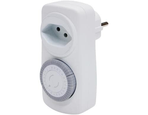 Timer Mechanisch IP20, 24h Zyklus weiss, T12/T13 Schaltmögl. 30min.