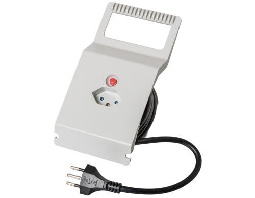 STEFFEN Kabelrolle Verlängerung 1xT13, schw 4m, 3x1mm2 Stecker 1xT12, Dose T13