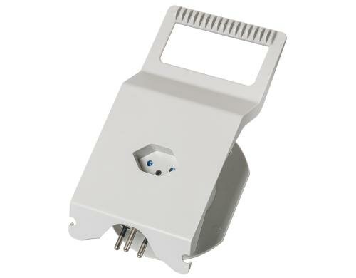 STEFFEN Mini-Haspel ohne Kabel, grau für Verlängerungen bis 4m 3x1mm2