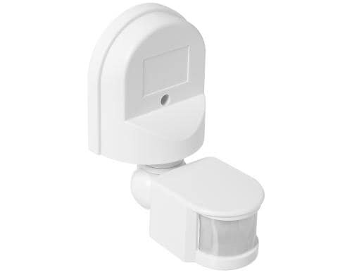 STEFFEN Bewegungsmelder IR Flex 180° weiss 2-12m, 10Sek-7min, <10-2000lx, 1200W, IP44