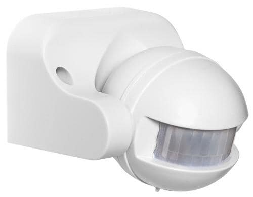 STEFFEN Bewegungsmelder IR Globe 180° weiss 12m, 10Sek-7min, <10-2000lx, 1200W, IP44