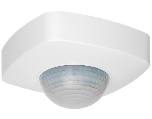 STEFFEN Bewegungsmelder IR Quad 360° weiss 2-16m, 10Sek-10min, <10-2000lx, 2000W, IP44